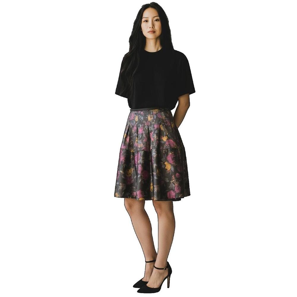 The Limited Women's Floral‎ Tiered Skirt Size 4